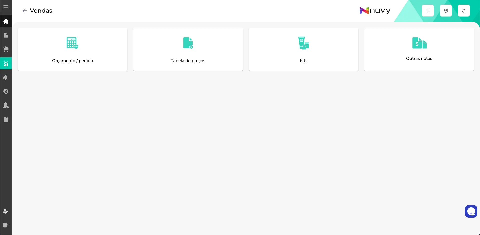 Controle de Estoque - Nuvy ERP